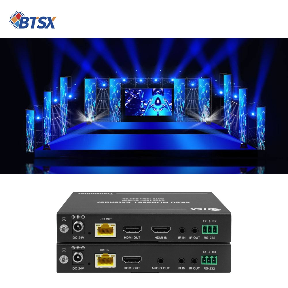 Bitvisus Audio Separation CAT 5e/6 POC EDID IR RS232 120m-150m HDMI Extender 4k