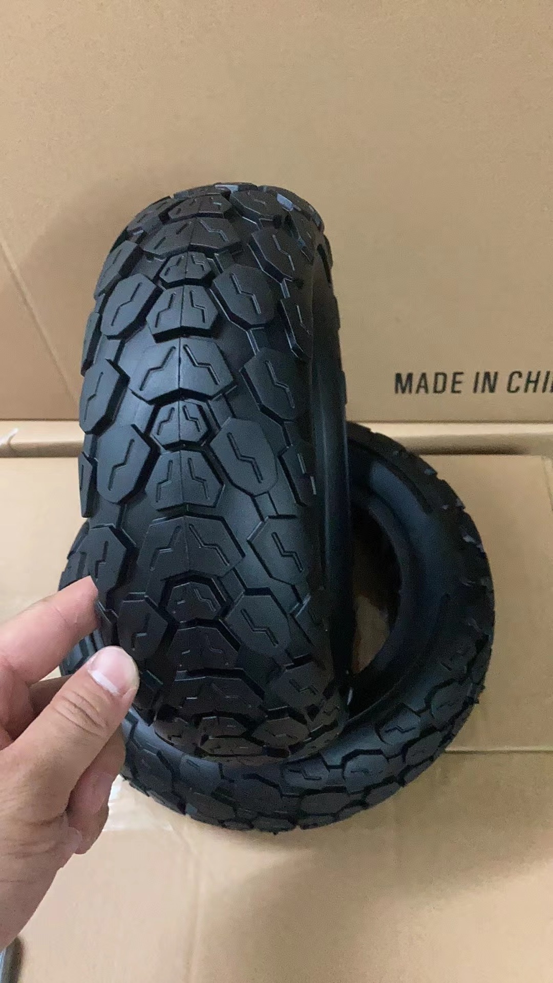 10 Inch 80/65-6 255X80 Off-Road Solid Tire 10x3.0 Tyre For Zero 10x For KUGOO M4 g2 max Electric Scooter Parts