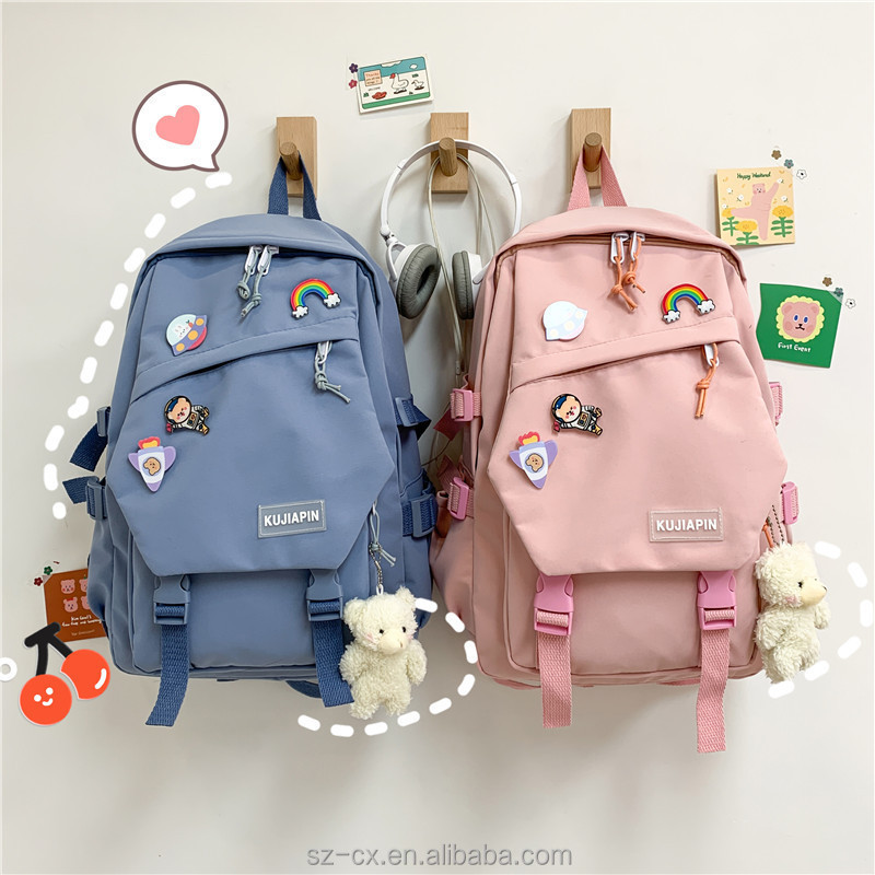 cute fashion school korean casual women's bags female teenagers college girls outdoor travel back pack backpack women's backpack