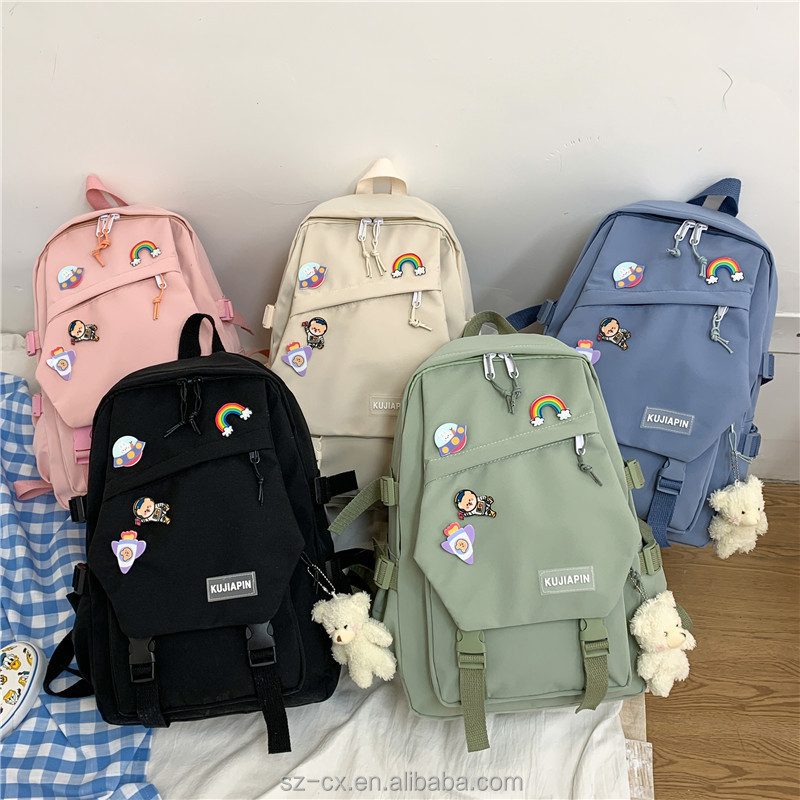 cute fashion school korean casual women's bags female teenagers college girls outdoor travel back pack backpack women's backpack