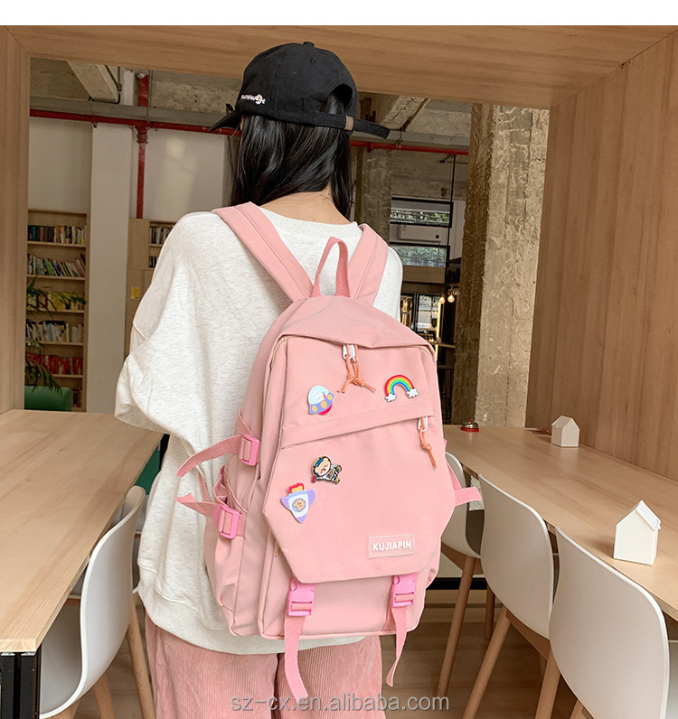 cute fashion school korean casual women's bags female teenagers college girls outdoor travel back pack backpack women's backpack