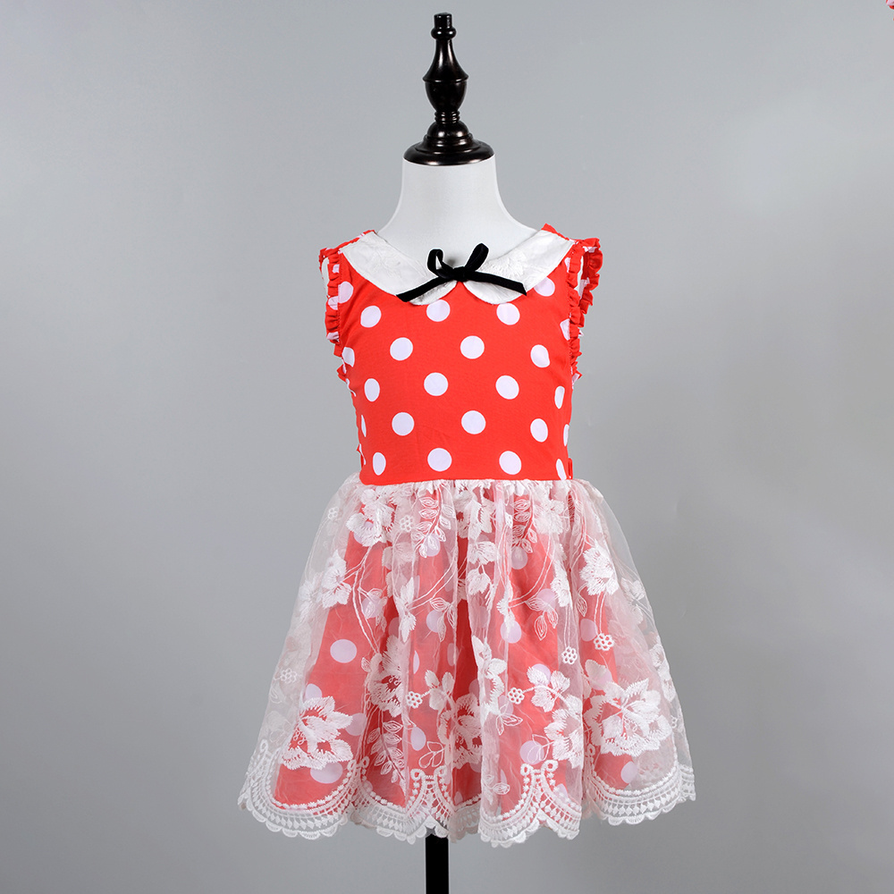 Mickey And Minnie Mascot Costume Customized Cartoon character Fancy Party back tie dress