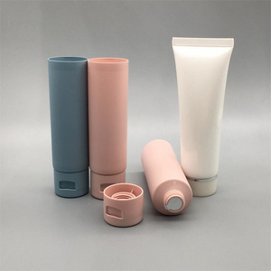 Custom 30ml Empty Squeeze cosmetic plastic tube face gel body lotion hand cream PE/PCR squeeze printing tube flip top packing