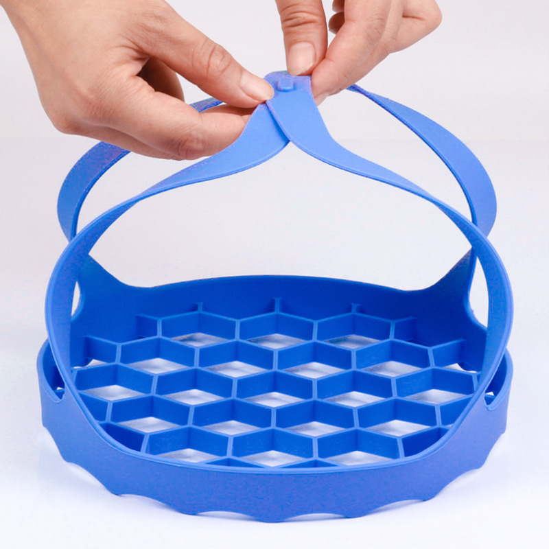 Pressure Cooker Sling Silicone Steamer Lifter Accessories Rack Insulated Crock Heat Drain Pot Tools Cookers Egg Kitchen Mat