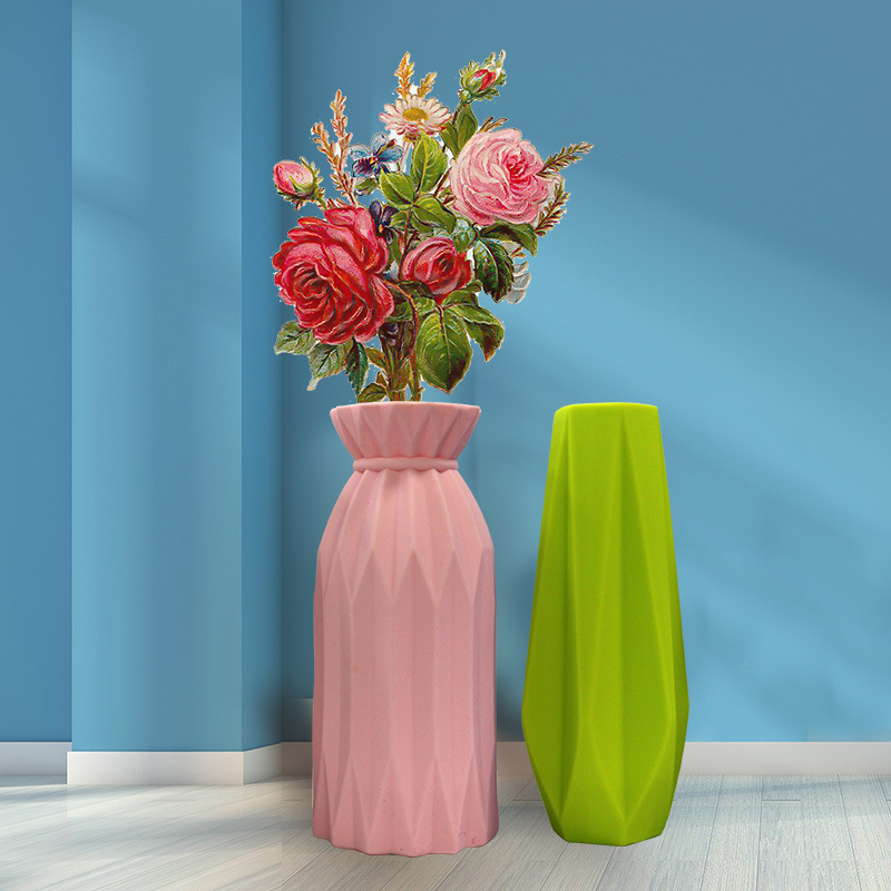 Reusable Silicone Vase Flower Vases Plant Decorative Flower Pot Ornaments Living Room Flower Table Ins Decoration