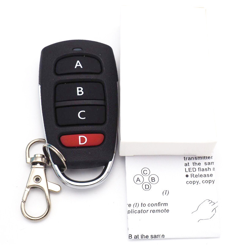 6v garage door remote control duplicator rf transmitter 433mhz