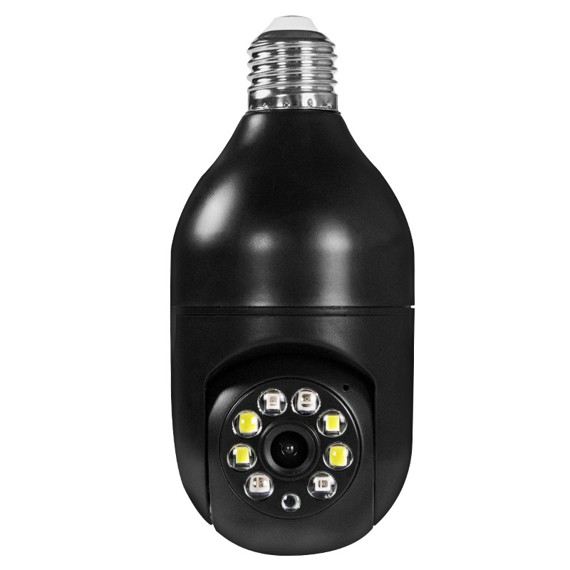 Smart E27 Holder Bulb-Camera 360 Degree Wireless Surveillance Cctv Exteriores Security Ptz Type Wifi Light Bulb With Camera