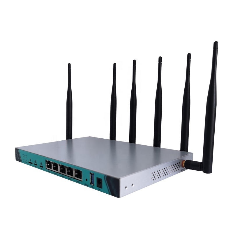 MT7621A Chipset WG1602 New Gigabit Dual Band Multiple Sim Wireless Wifi 4G Router 2.4G & 5G Outdoor 4* 5dbi Antenna ZBT 1000mbps