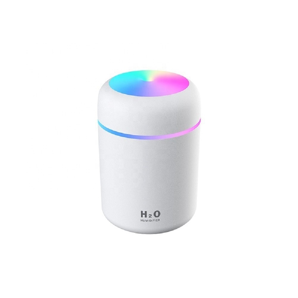 Office bedroom mini colorful light compact air cleaner color cup humidifier Car air humidifier