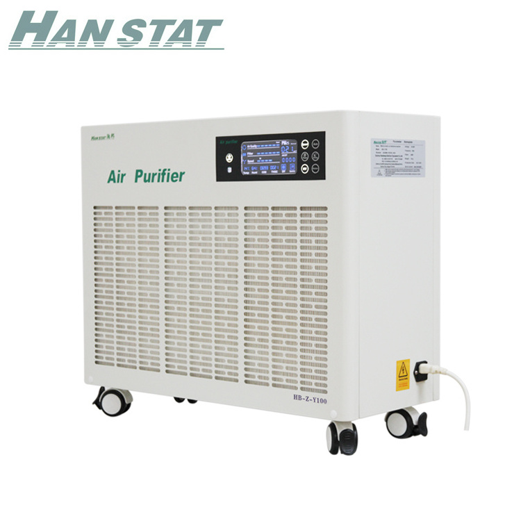 Digital Display Hospital smart UVC Air Purifier h13 Hepa filter Cleaner For Large Room