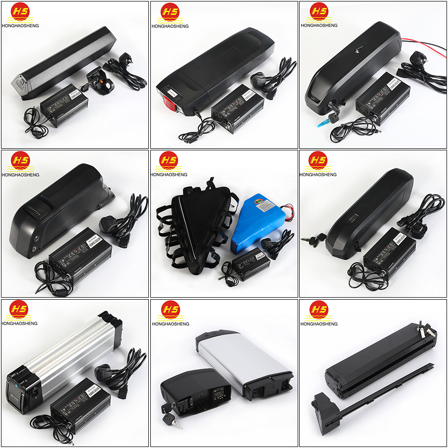 High quality rechargeable rear rack case 18650 10s4p 37v 10ah e-bike battery