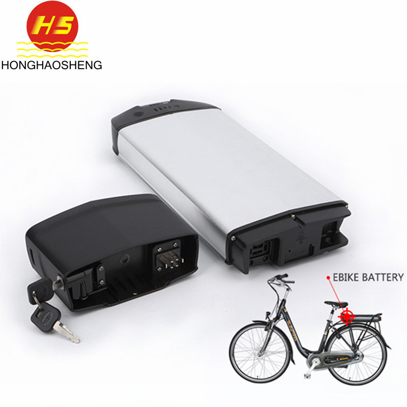 High quality rechargeable rear rack case 18650 10s4p 37v 10ah e-bike battery