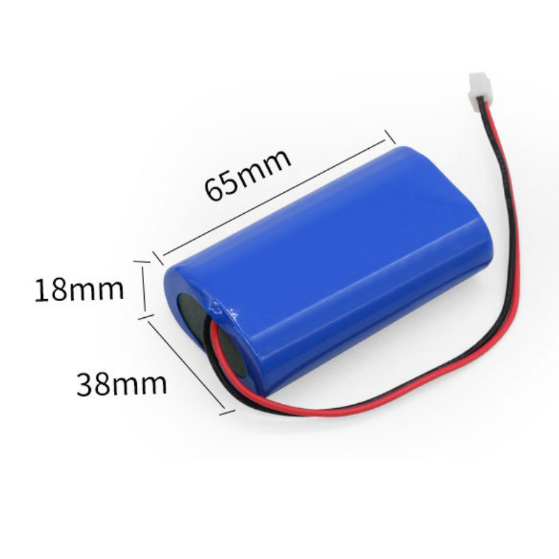 Custom High Pressure Big Bullet Water Gun battery 2S1P 18650 1000mah 2600mah Bomb Water Gun waterproof battery pack