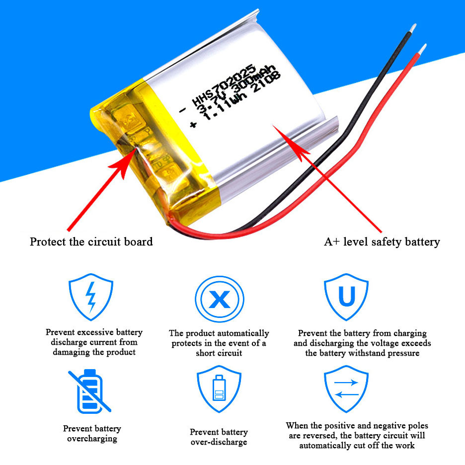 Factory Price Customized Rechargeable Lithium Polymer Battery Cell 3.7v li-Polymer batteries 3.8v lipo battery