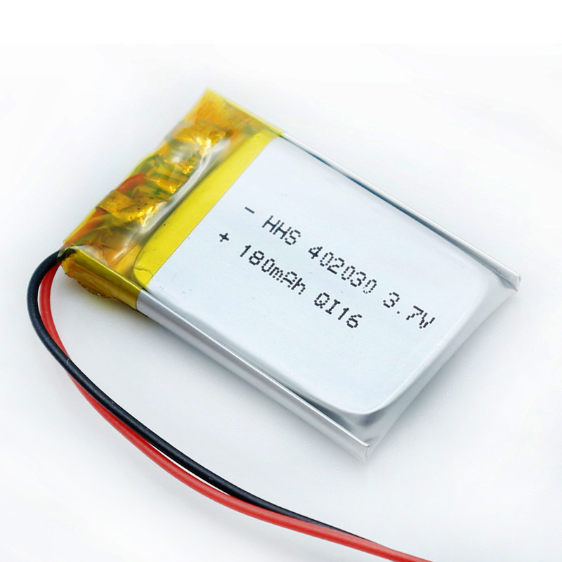 Hot selling rechargeable battery 3.7v 180 mah li po battery 402030 for camera pen