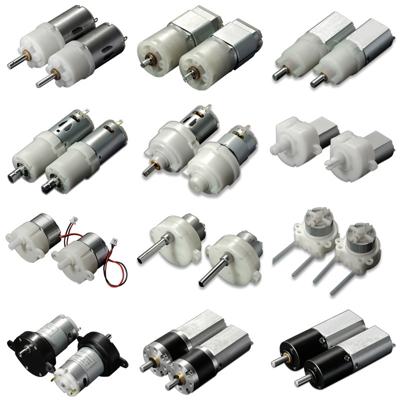 Guangdong miniature DC 3V 6V 12V 24V 1-6kgf.cm 100-350RPM planetary plastic gear  brush motor