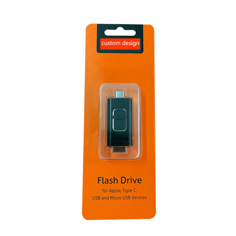 Custom Micro SD Card Blister Packaging with Paper Card Flash Drive Sealing Plastic Package Memory Card 64gb 32gb 16gb