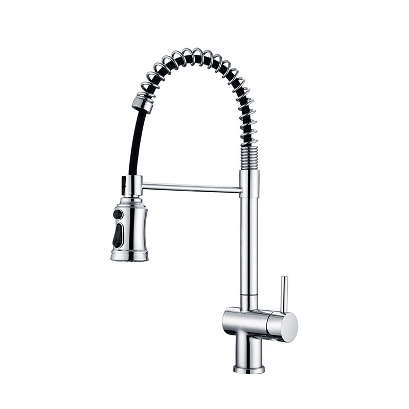 cUPC Kitchen Cold Hot Single Handle Pull Down Spray Kitchen Sink Grifo Mixer Tap Taps Faucets With Sprayer