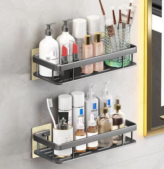 Wall Storage Stainless Steel 3-tier Toilet Shelves Towel Rack Shelf Shower Caddy Bathroom Storage Organizer