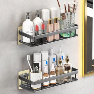 Wall Storage Stainless Steel 3-tier Toilet Shelves Towel Rack Shelf Shower Caddy Bathroom Storage Organizer