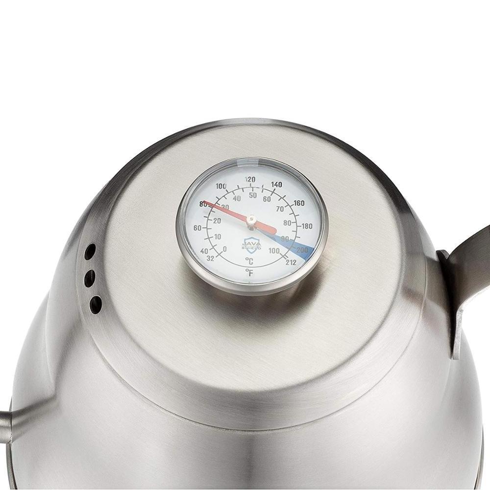 1.2L/40oz Stainless Steel with Built-in Thermometer Pour Over Coffee Kettle