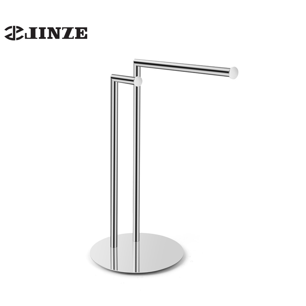 bathroom standing towel bar stainless steel free standing towel rack double t hand towel rack