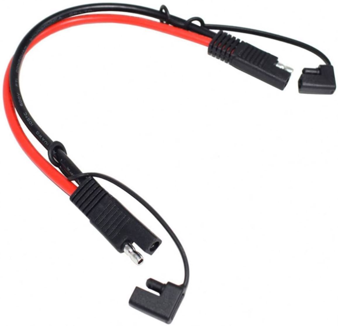 SAE Quick Disconnect Extension Cable 2 Pin Connection Cord Plug 250cm 14AWG Gauge for Camp Trailer Solar Panels Battery