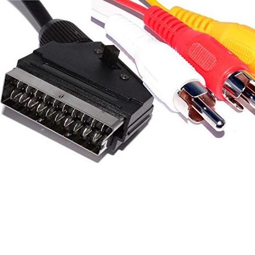 21 pin Din Dp Vga Laptop Hdtv Scart Usb Mini Av To 3 Rca Male Adapter Audio Video Cable