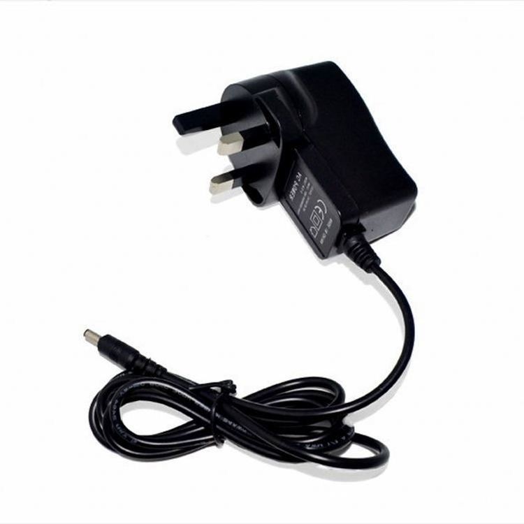 1.8M 22AWG AC to DC 9V 12V 1A 2A 3A 3 pin uk standard plug Power Adapter with DC 5.5*2.5mm 5.5*2.1mm