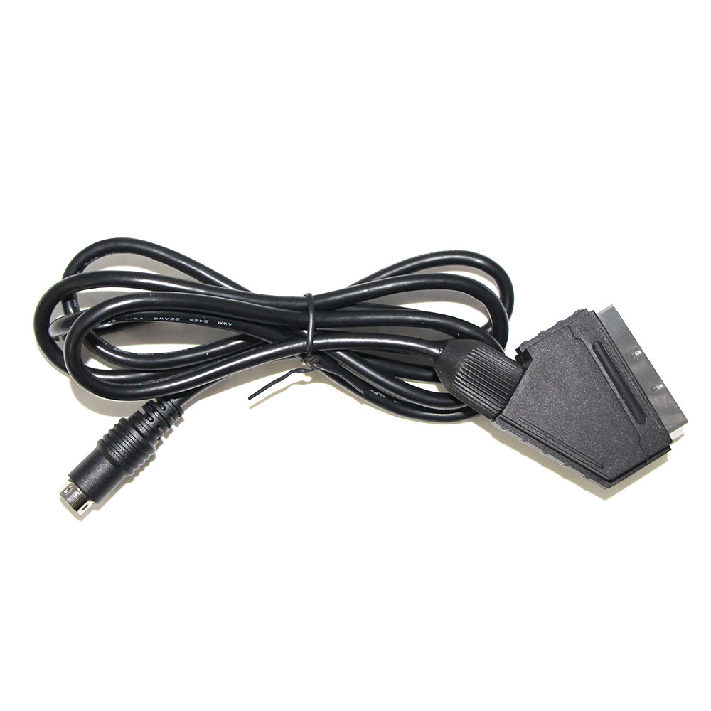 8 pin 9 pin scart connector to 10 pin mini din 3 rca male scart to male scart extension power cord