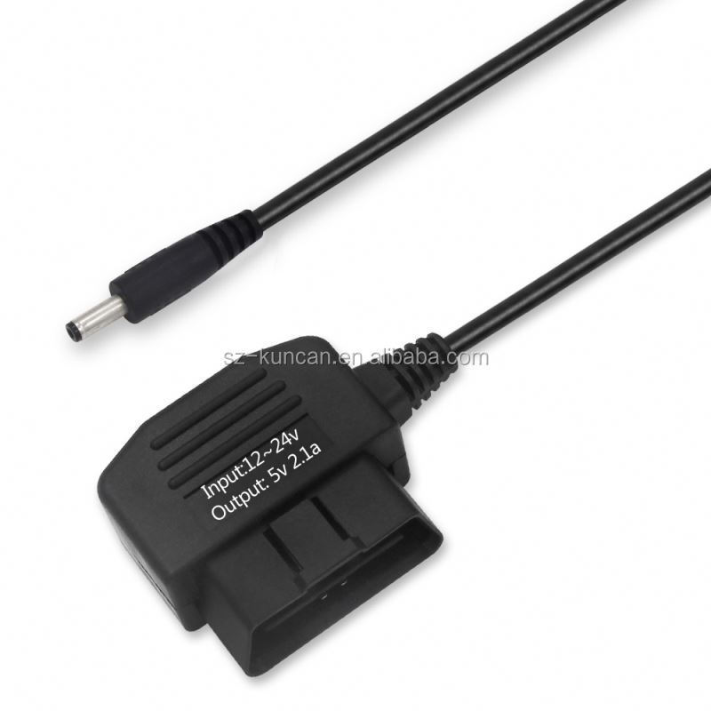 100cm OBD II 3FTOBD2 16Pin Male to USB Extension Cable