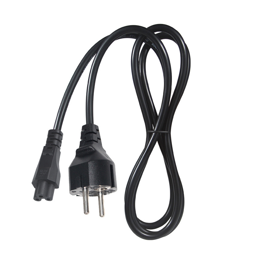 EU Plug to IEC C5 Cable PC Mains Lead AC 1.8m 6ft Power Cord 16A 250V For Water Heater Computer