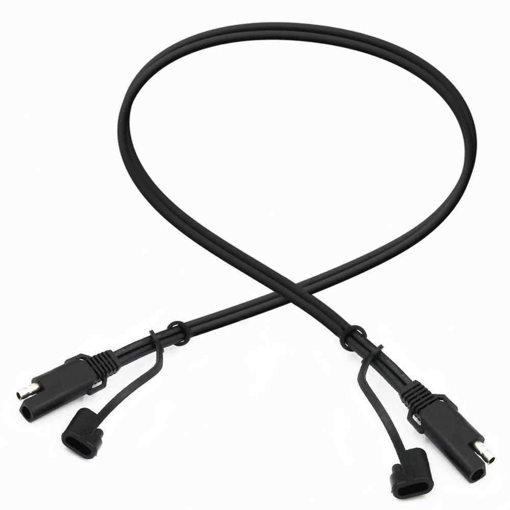 SAE Quick Disconnect Extension Cable 2 Pin Connection Cord Plug 250cm 14AWG Gauge for Camp Trailer Solar Panels Battery