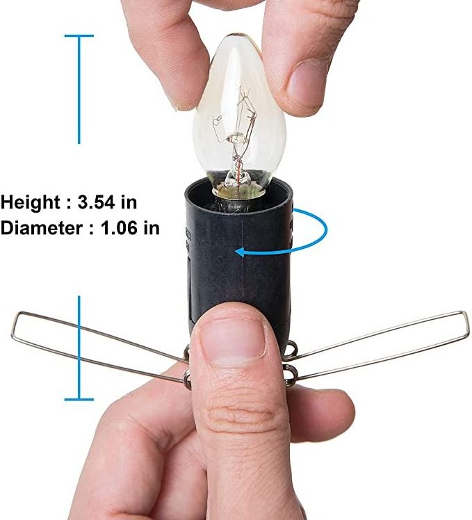 Himalayan Power E14 E27 Holder Plug For With Switch Salt Lamp Cord UK