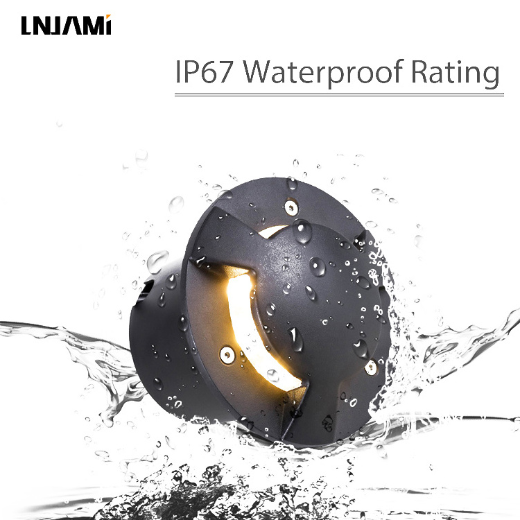 LNJAMI 3W 6W 9W Waterproof LED Deck Inground Light Underground Light For Outdoor Garden Floor Recessed Step Buried Lamp