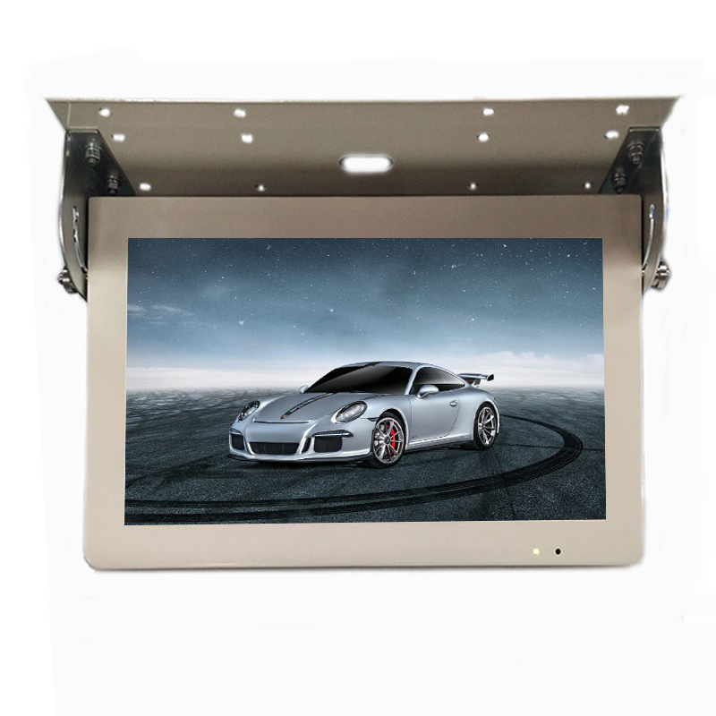 OSK QZ-1561 15.6 inch Roof Mounted folding display Screen LCD Digital Flip Down Car Display Bus Monitor Dual Inputs