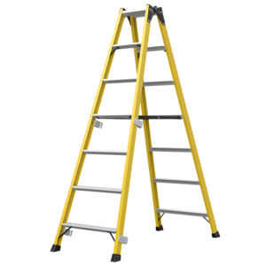 Fiberglass insulated ladder telescopic fiberglass ladder