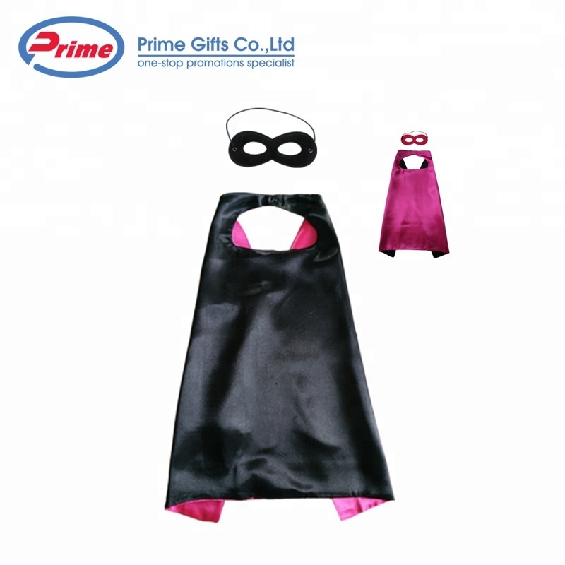 Custom Logo Printed Cosplay Super Hero Capes for Kids