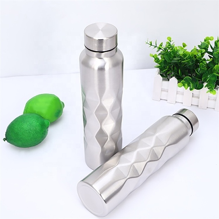 Customizable Single Wall Stainless Steel Water Bottles with Custom Logo 1000ml