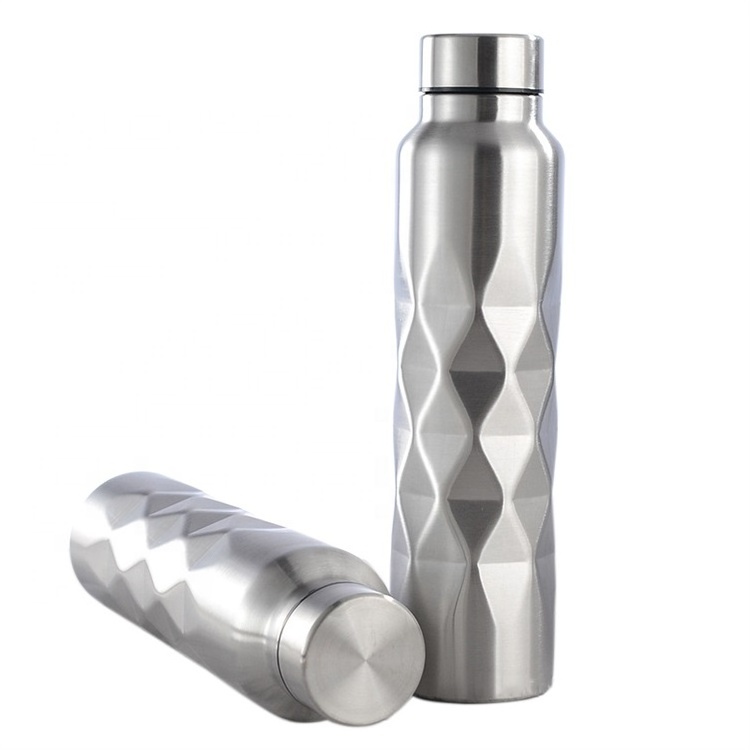 Customizable Single Wall Stainless Steel Water Bottles with Custom Logo 1000ml