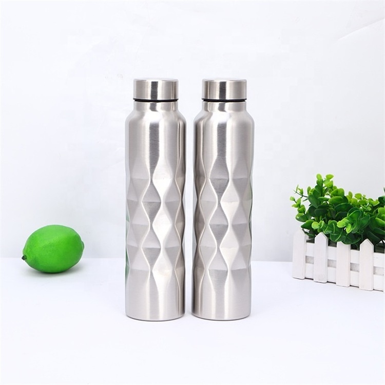 Customizable Single Wall Stainless Steel Water Bottles with Custom Logo 1000ml