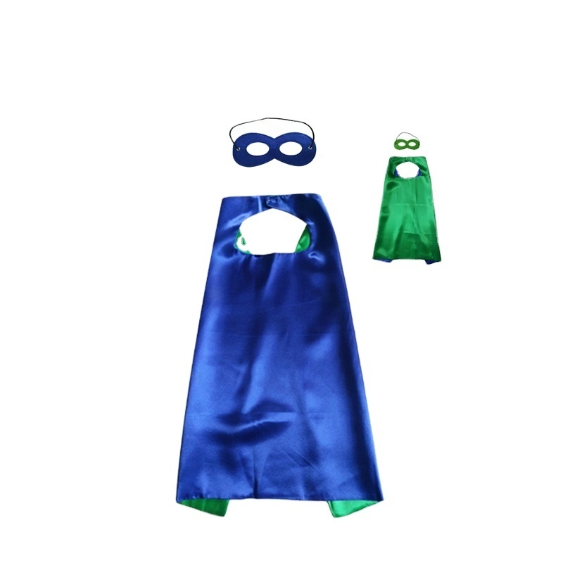 Custom Logo Printed Cosplay Super Hero Capes for Kids