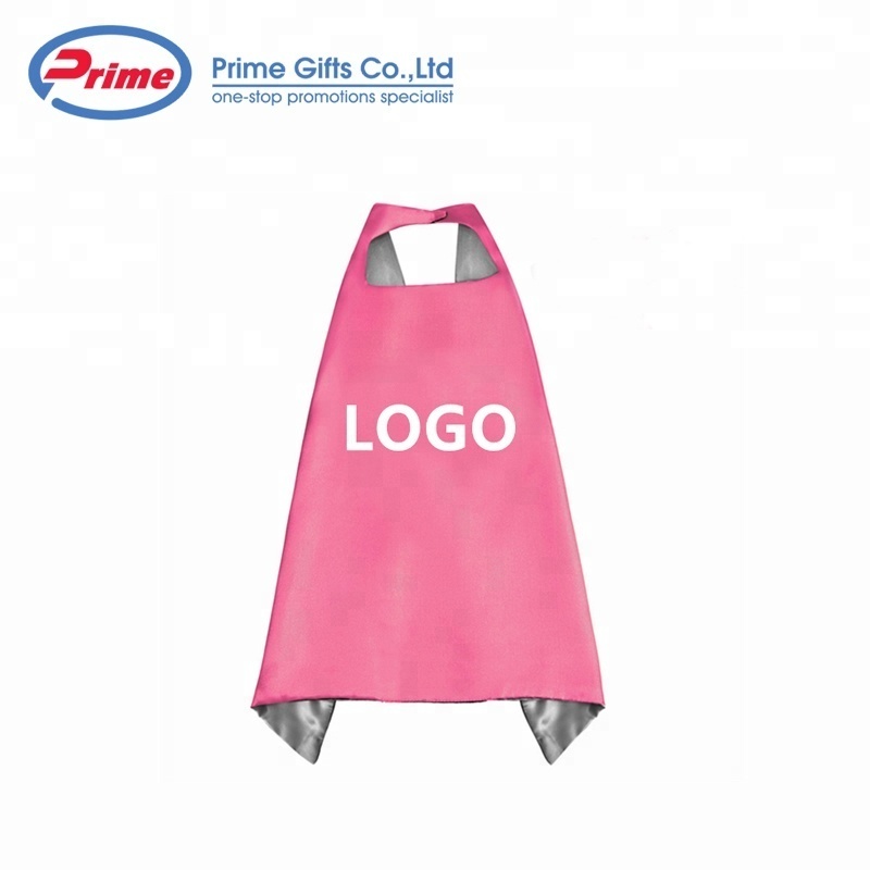 Custom Logo Printed Cosplay Super Hero Capes for Kids