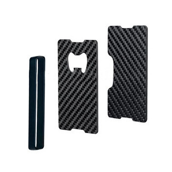 Custom Business Card Shaped Carbon Fiber Bottle Opener