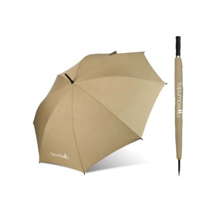 Promotional Outdoor Colorful Automatic Golf Umbrella with Logo Prints