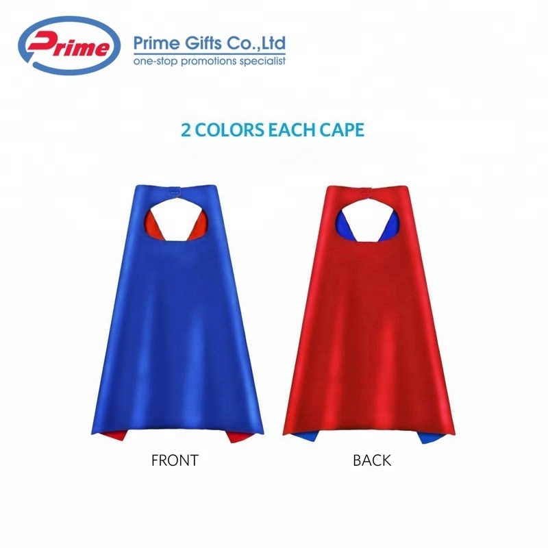 Made In China Cartoon Design Polyester Superhero Cape And Mask For Kids