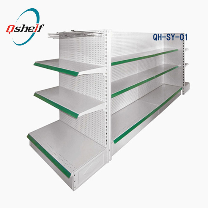 Heavy Duty Stainless Steel 4 Tiers Supermarket Shelf Rack/Super Market Shelf/Vegetable Shelf