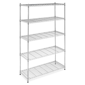 NSF Approved  Customized Size  5 Layer Chrome Wire Shelving Rack