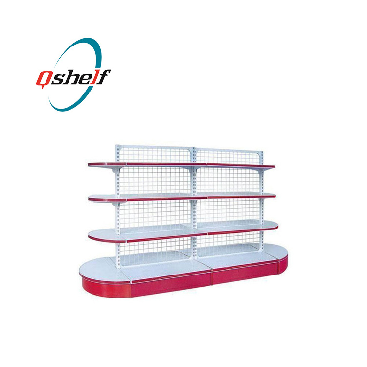 Alibaba store middle duty metal supermarket rack/high quality steel supermarket shelving