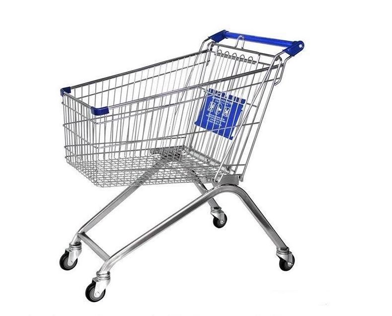 Outdoor shopping portable hand cart foldable aluminum alloy vegetable fruit shopping cart trolley with replacement bag